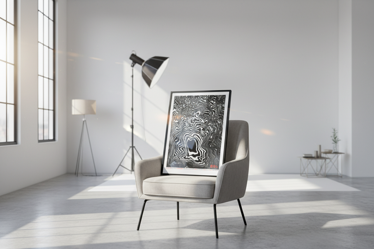 Paris 48°51'59.0"N 2º17'32.9"E (Art Print)