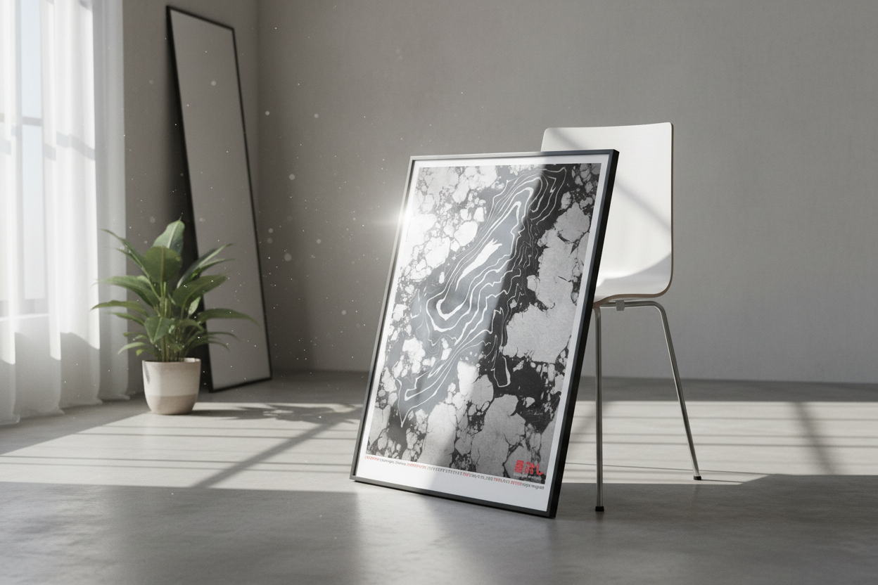 Copenhagen, Denmark 55°42'31.2"N 12º25'57.8"E (Art Print)