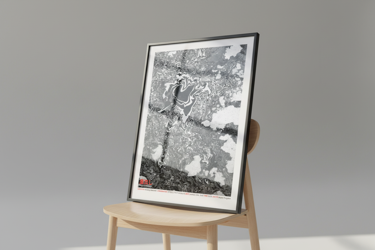 Aalborg, Denmark 57°03'27.7"N 9º54'24.1"E (Art Print)