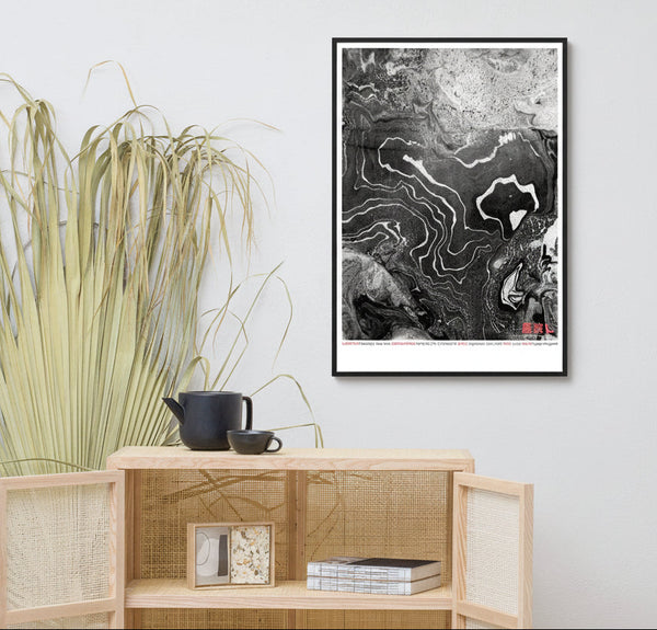 New York 40°42'42.1"N 73°58'08.5"W (Art Print)