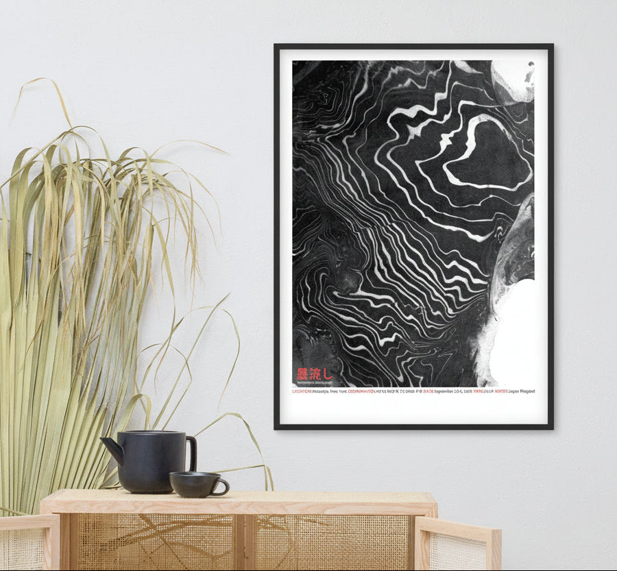 New York 40°42'40.0"N 73°58'09.4"W (Art Print)