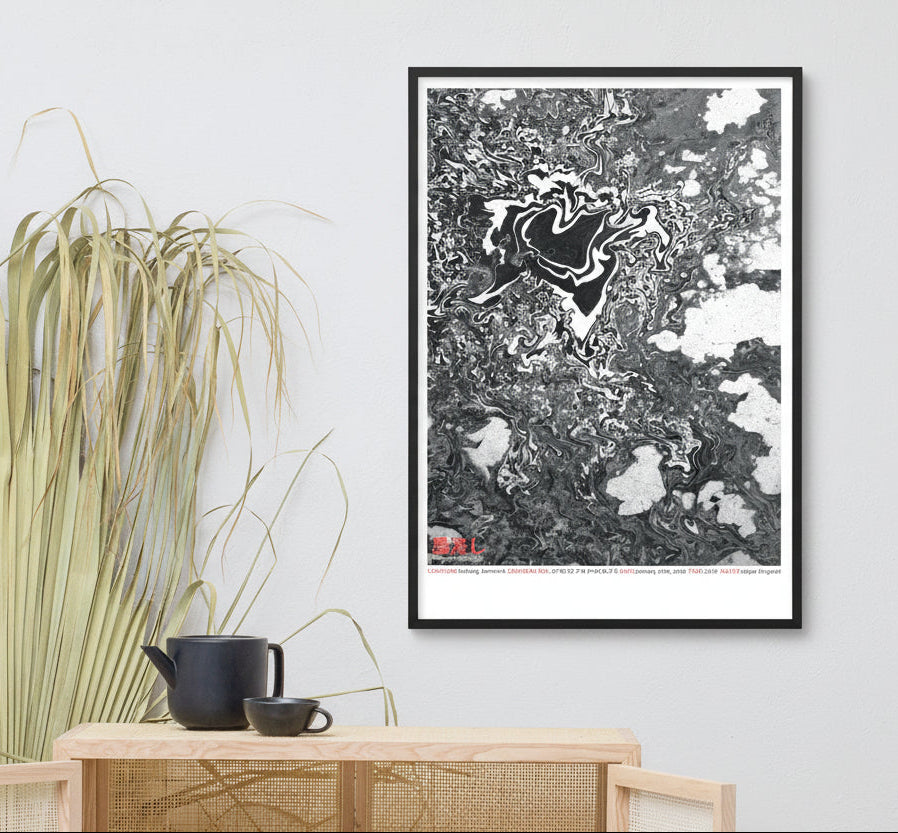 Aalborg, Denmark 57°03'27.7"N 9º54'24.1"E (Art Print)