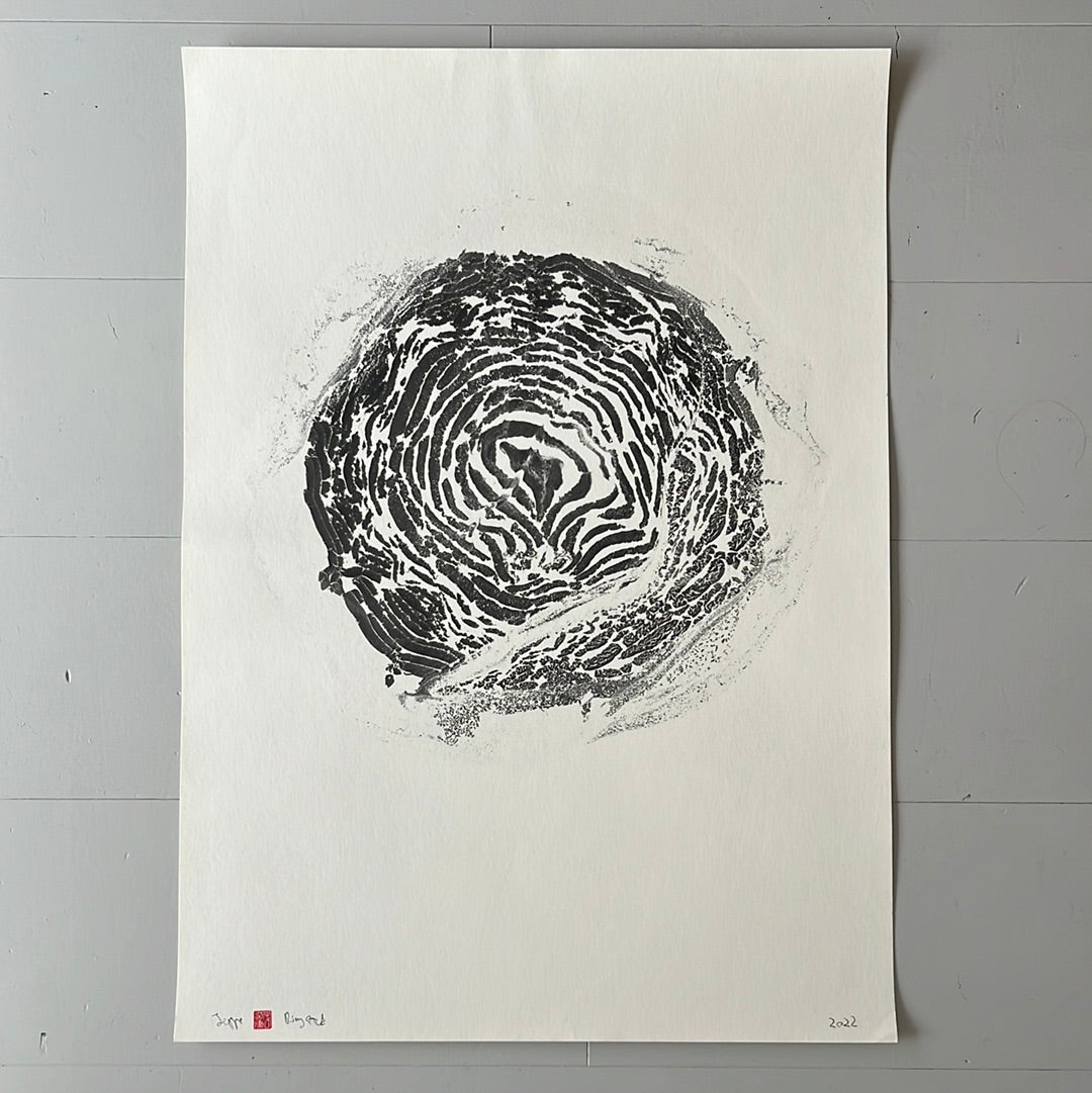 Circular Suminagashi #10
