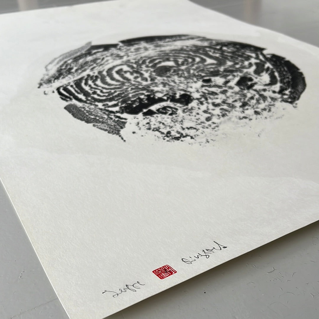 Circular Suminagashi #9