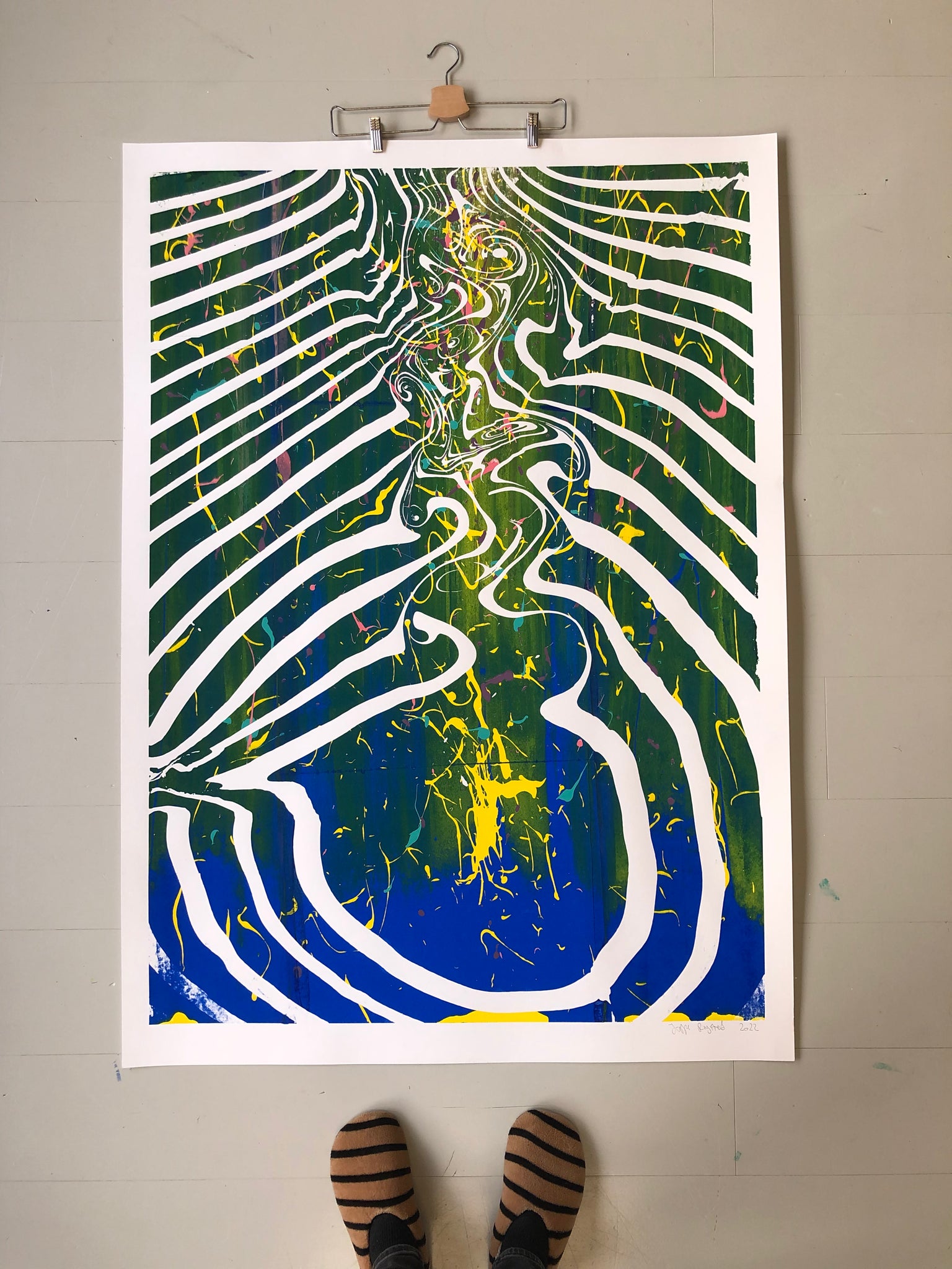 Monoprint 100x140 # 1